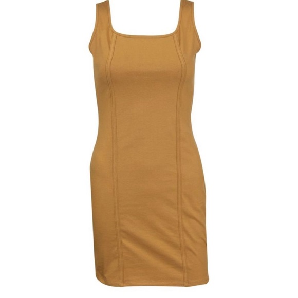 💥WHOLESALE💥 Women's Sleeveless Seamed Bodycon Dress -Wild Fable™ Camel S - Picture 2 of 4